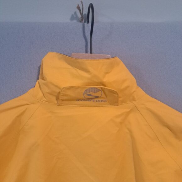 Showers Pass Elite 2.1 Men’s Medium Yellow Cycling Rain Jacket Bike Cycle - Picture 13 of 14